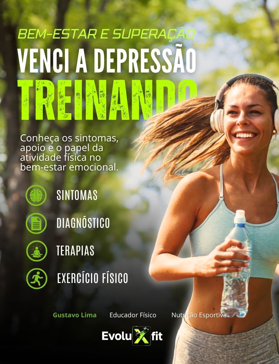 Capa do ebook Treinando venci a Depressão