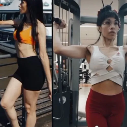Antes e depois de Vanessa